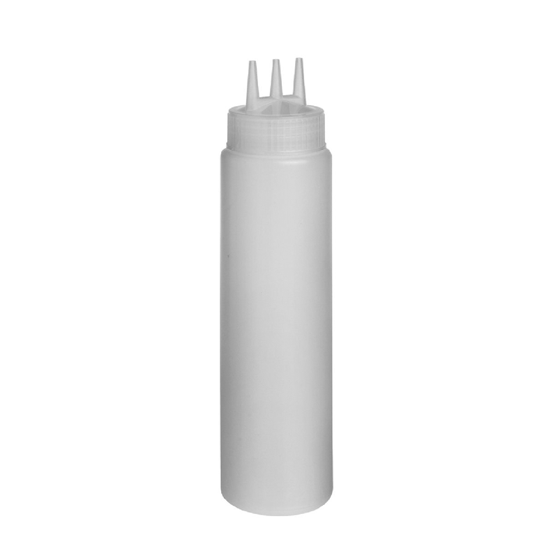 Vague White Triple Nozzle Squeeze Dispenser - Al Makaan Store
