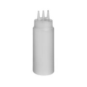 Vague White Triple Nozzle Squeeze Dispenser - Al Makaan Store