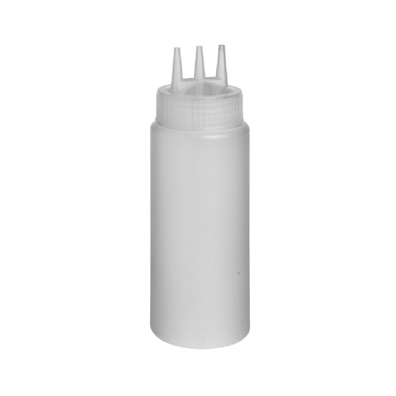 Vague White Triple Nozzle Squeeze Dispenser - Al Makaan Store