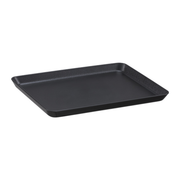 Vague PP Black Food Display Plate 28 x 21 cm - Al Makaan Store