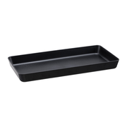 Vague PP Black Food Display Plate 42 x 21 cm - Al Makaan Store