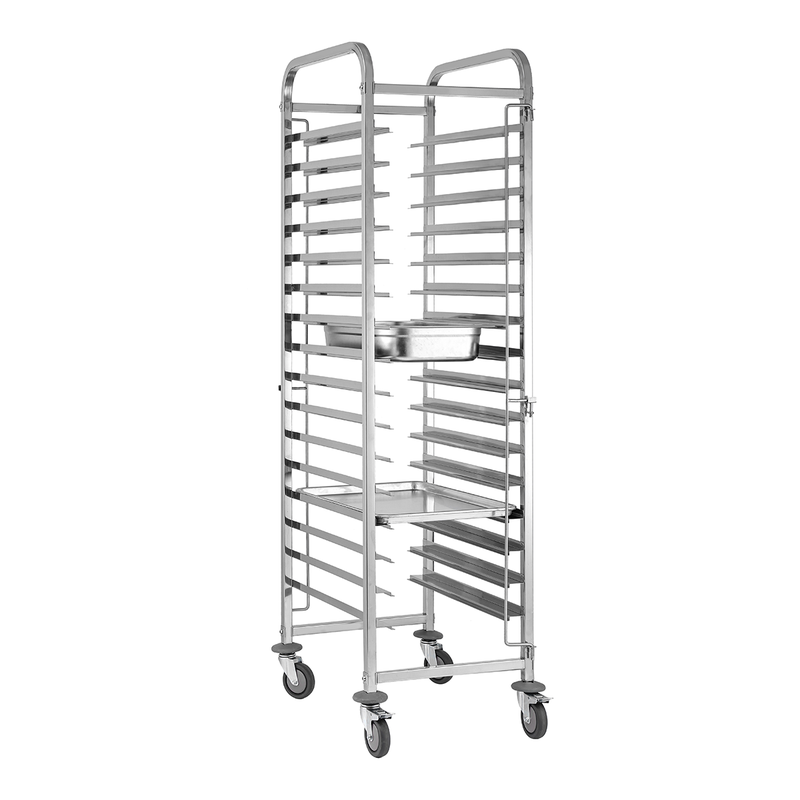 Vague Stainless Steel 16 Tier Cart GN 1/1 47 x 62 x 172 cm - Al Makaan Store