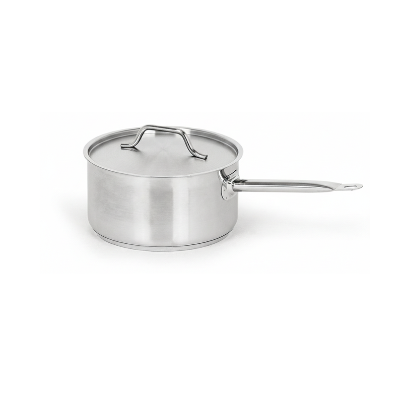 Caternox Stainless Steel Induction Saucepan with Lid