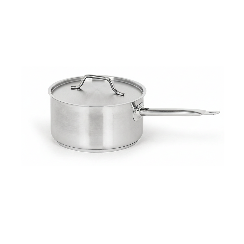 Caternox Stainless Steel Induction Saucepan with Lid