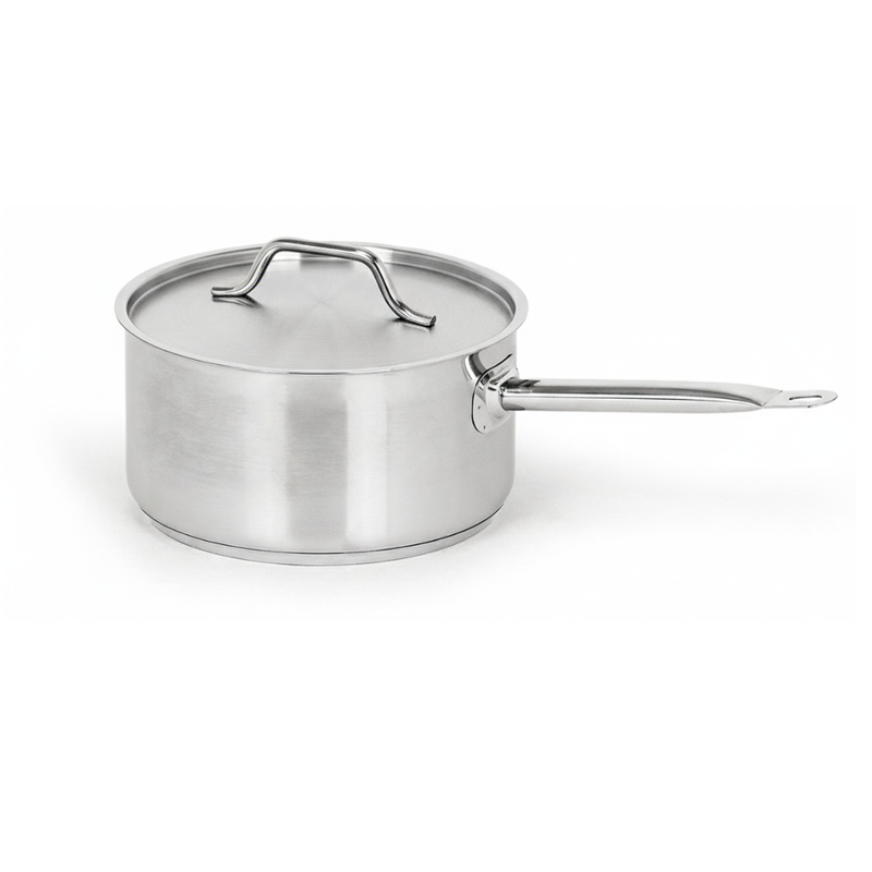 Caternox Stainless Steel Induction Saucepan with Lid