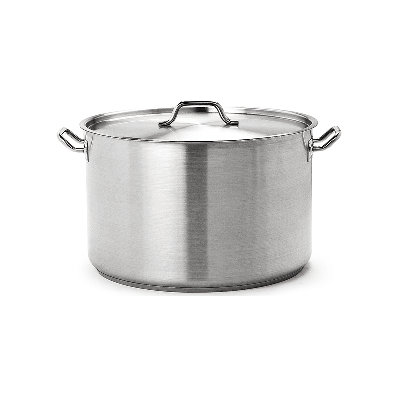 Caternox Stainless Steel Induction High Casserole with Lid-Al Makaan Store