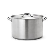 Caternox Stainless Steel Induction High Casserole with Lid-Al Makaan Store