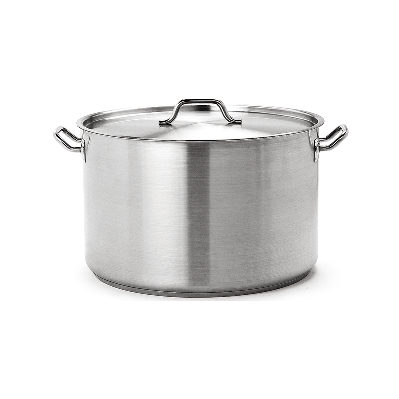 Caternox Stainless Steel Induction High Casserole with Lid-Al Makaan Store