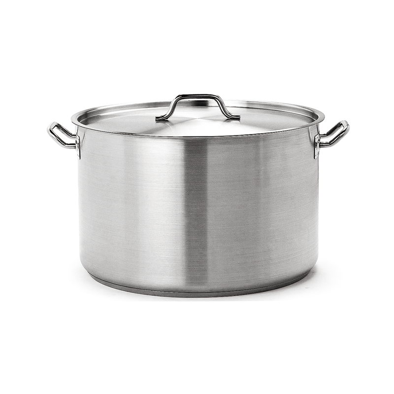 Caternox Stainless Steel Induction High Casserole with Lid-Al Makaan Store