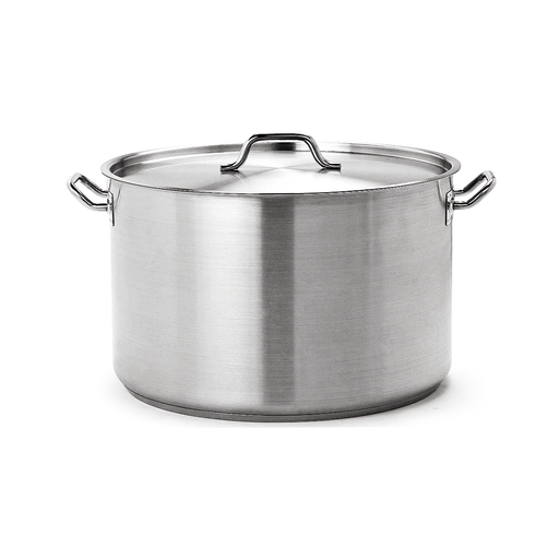 Caternox Stainless Steel Induction High Casserole with Lid-Al Makaan Store