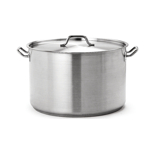 Caternox Stainless Steel Induction High Casserole with Lid-Al Makaan Store