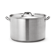 Caternox Stainless Steel Induction High Casserole with Lid-Al Makaan Store