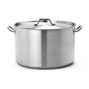 Caternox Stainless Steel Induction High Casserole with Lid-Al Makaan Store