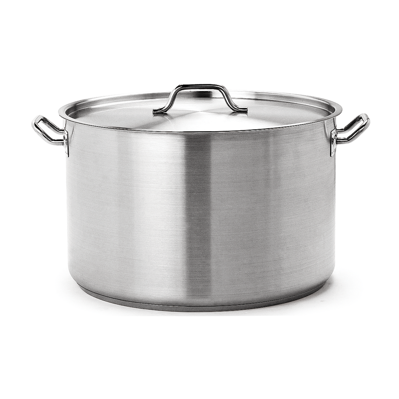 Caternox Stainless Steel Induction High Casserole with Lid-Al Makaan Store