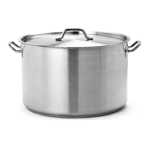 Caternox Stainless Steel Induction High Casserole with Lid-Al Makaan Store