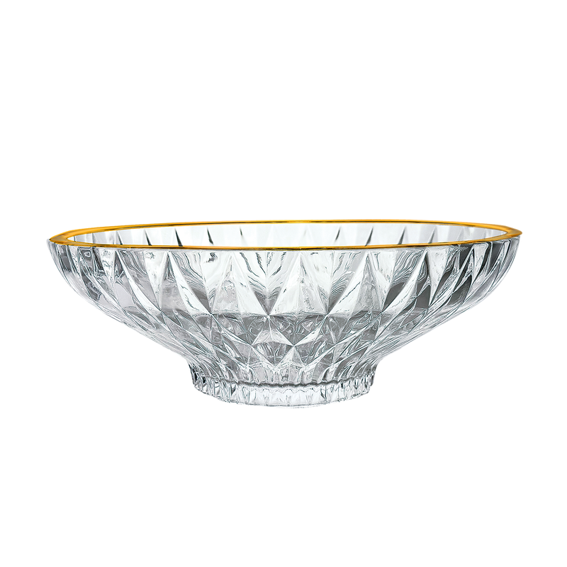 Crystaluxe Glass Fruit Bowl 31.5 cm