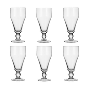 Deli Glass 6 Pieces Cone Glass 450 ml Set - Al Makaan Store