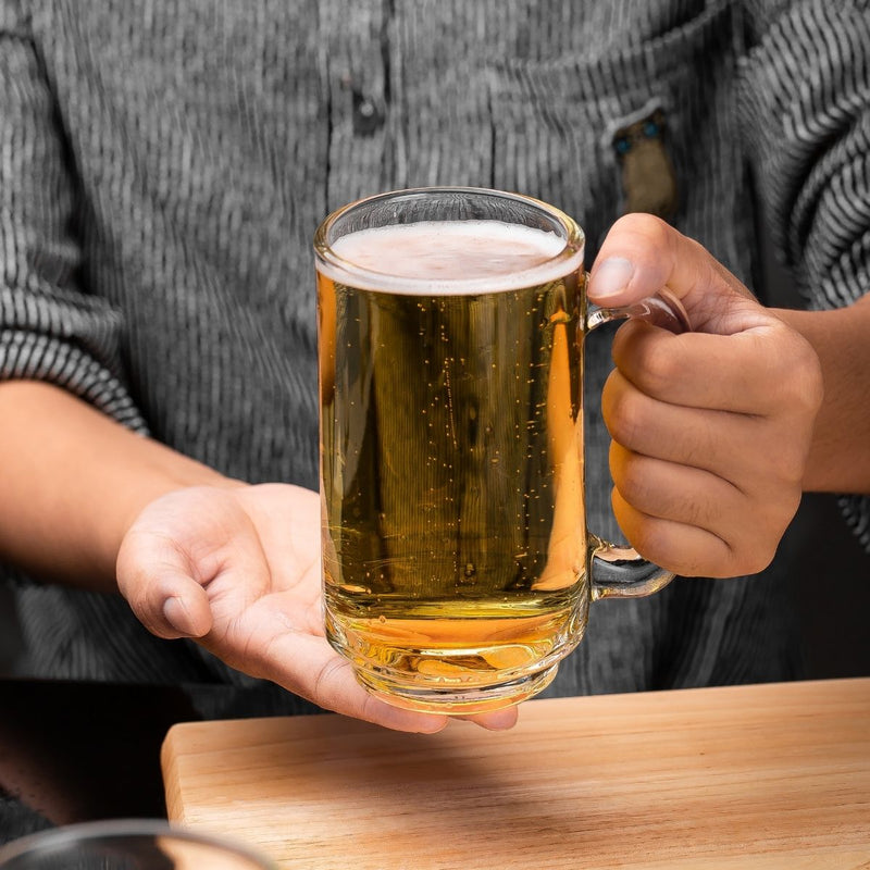 طقم أكواب زجاجية دلي 6 قطع سعة 390 مل