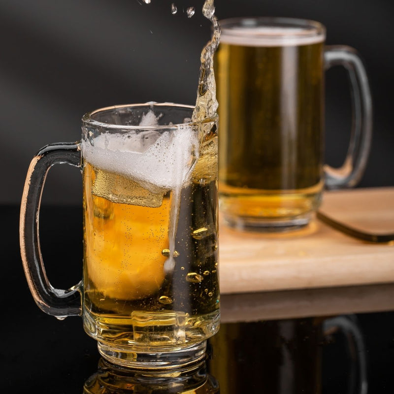 طقم أكواب زجاجية دلي 6 قطع سعة 390 مل