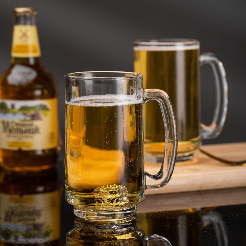 طقم أكواب زجاجية دلي 6 قطع سعة 390 مل