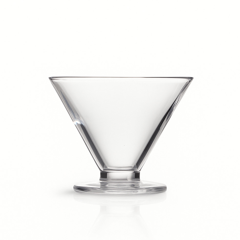 Deli Glass Ice Cream Cup 165 ml 6 Pieces Set - Al Makaan Store