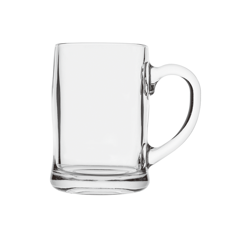 Deli Glass Beer Mug 380 ml 6 Pieces Set H11.85 cm - Al Makaan Store