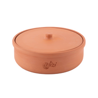 Wholesale Bundle: Elizi Clay Tray with Lid 30 cm in Bulk (6-Pack) - Al Makaan Store