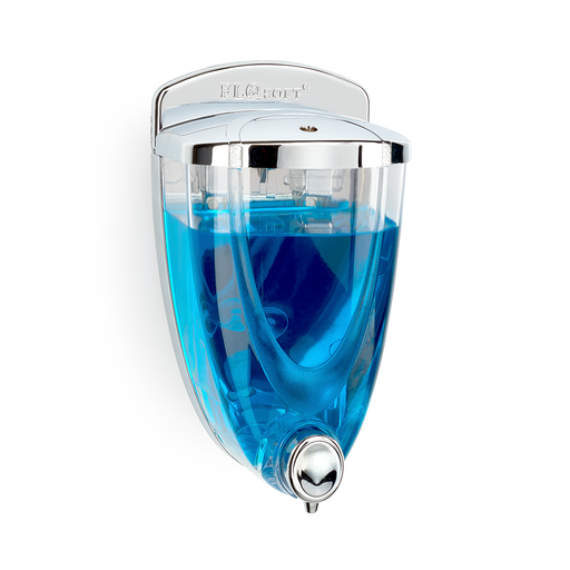 Flosoft Chrome Plated Liquid Soap Dispenser 650 ml- Al Makaan Store