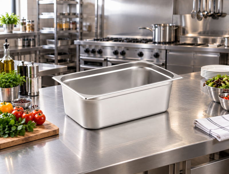 Vague Stainless Steel Gastronorm Container GN Pan 1/1