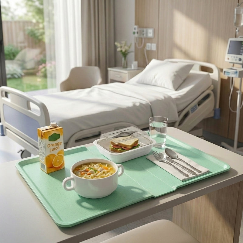 Vague Fiber Plastic Hospital Serving Tray – 56.4 x 32.8 cm