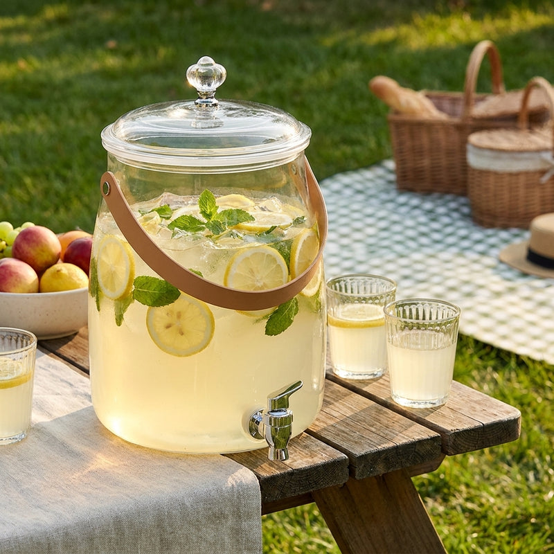 Vague Plastic Beverage Dispenser with Handle