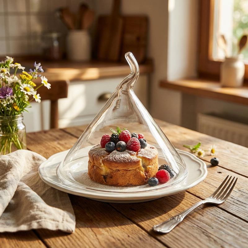 Vague Glass Bell Cover