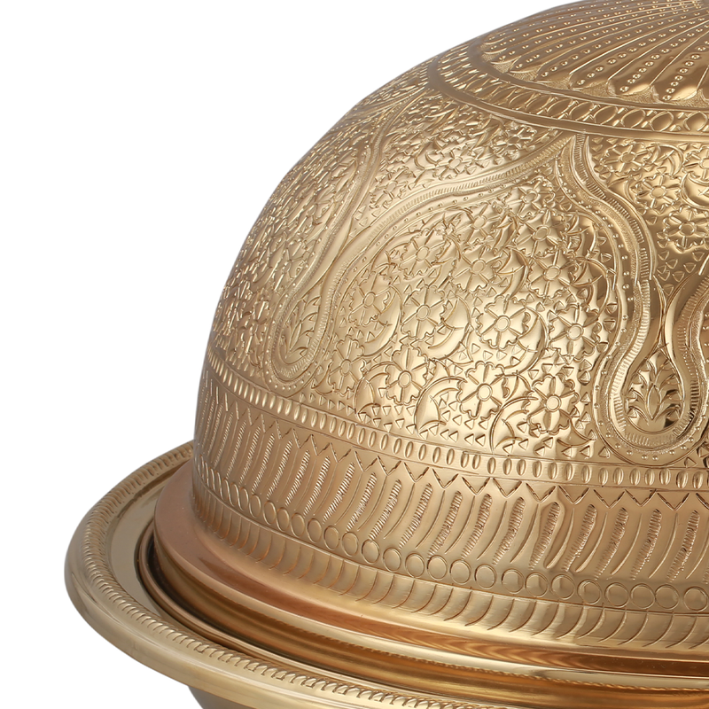 Vague Handcrafted VIP Round Ouzi & Halwa Platter Small