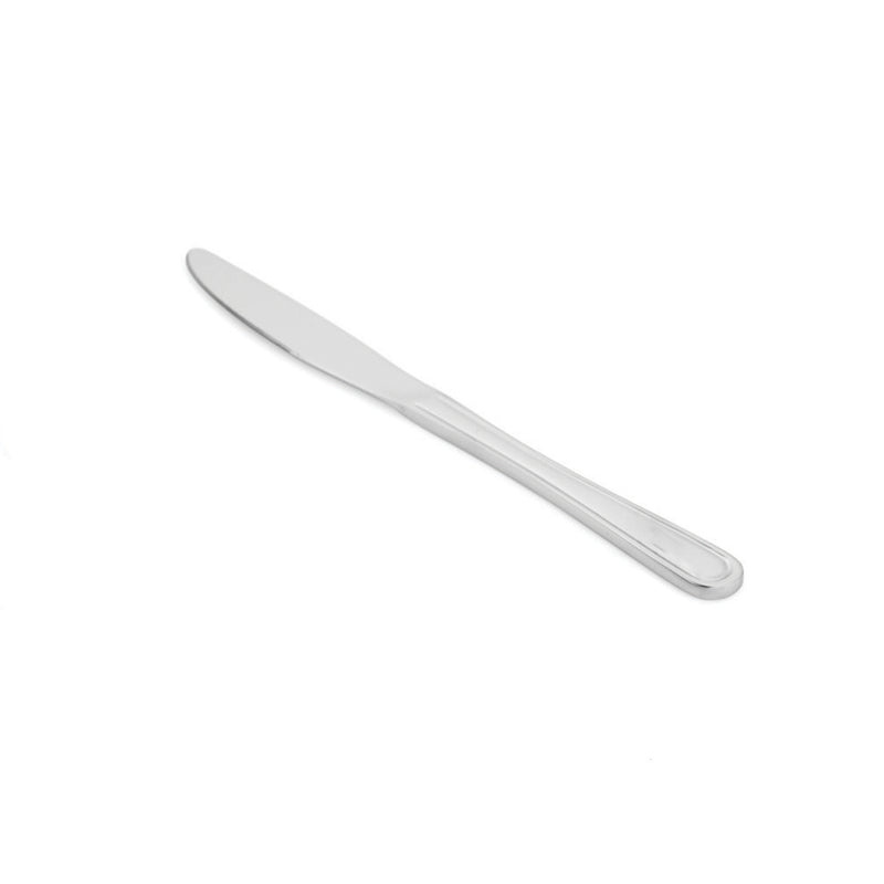 Vague Rim Cup Rolled Stainless Steel Table Knife 22.1 cm - 3 Pcs Set