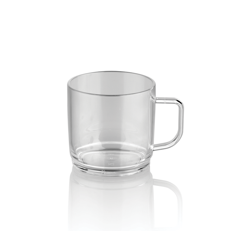 Kapp PC Transparent Mug 250 ml - Al Makaan Store