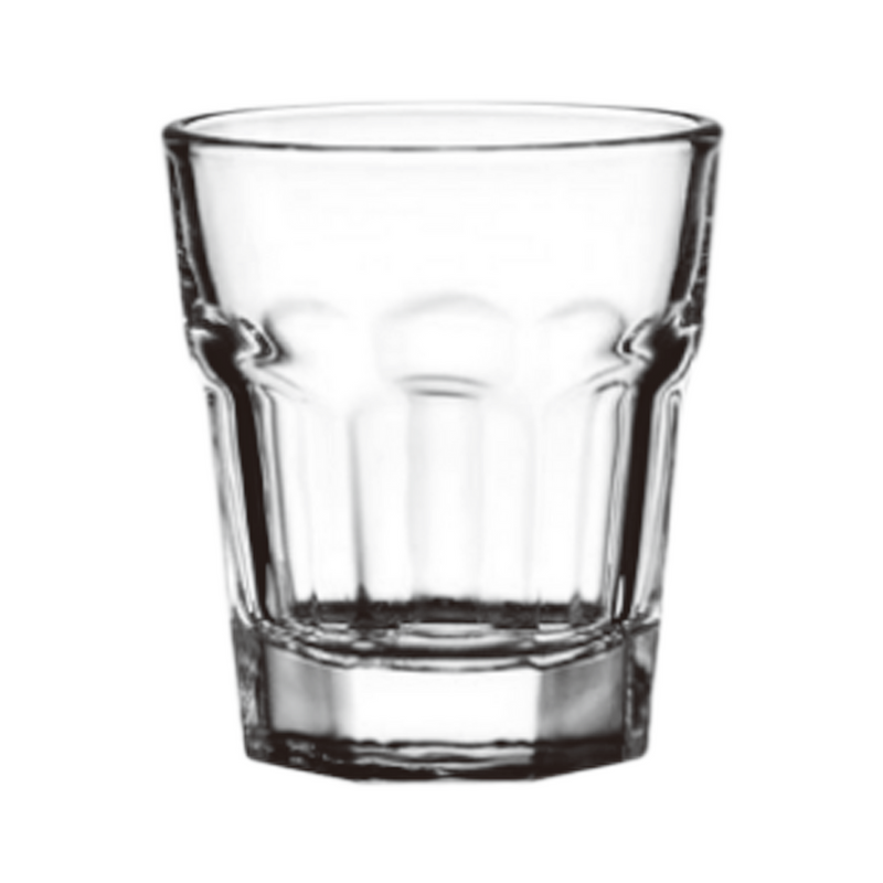 Glass Octagon Drinking Cup