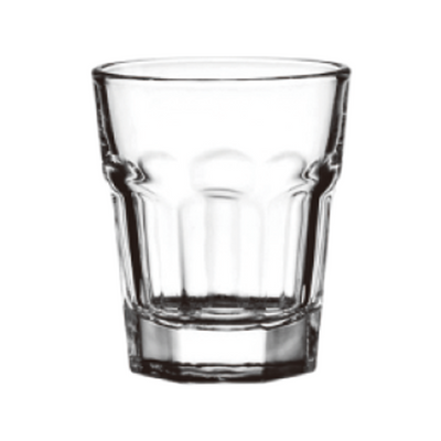 Glass Octagon Drinking Cup