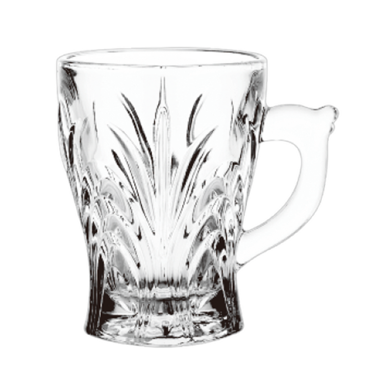 LX Glass Tea Cup 140 ml 6 Pieces Set - Al Makaan Store