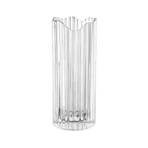 LX Glass Vase 30 cm Flute - Al Makaan Store
