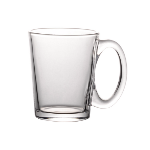 LX Glass Cup with Handle 385 ml 8.2 x 6.3 x 10.1 cm - Al Makaan Store