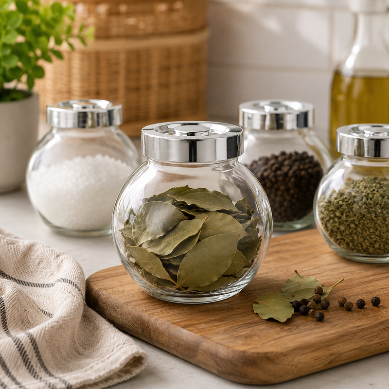 Metaltex Shake Line Multipurpose Glass Jar