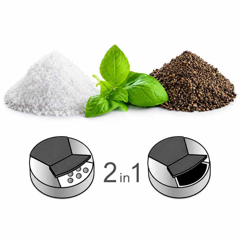 Metaltex Shake Line Salt & Pepper Spice Shaker 70 ml