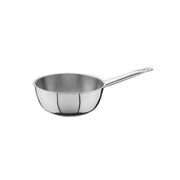 Ozti Stainless Steel Induction Sauteuse with Rim - Al Makaan Store