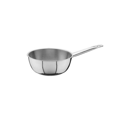 Ozti Stainless Steel Induction Sauteuse with Rim - Al Makaan Store