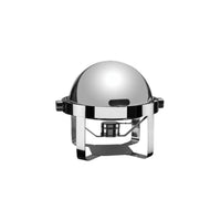 Ozti Stainless Steel Round Chafing Dish with Rolltop Lid - Al Makaan Store