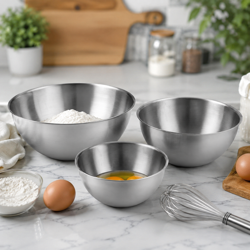 Ozti Stainless Steel Heavy Duty Mixing Bowl
