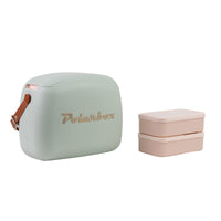 Polarbox 6L Urban Cooler Bag with 2 Containers Matcha Gold - Al Makaan Store