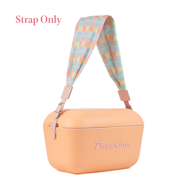 Polarbox Vichy Pop Pink Interchangeable Strap for 20L & 12L Cooler Box