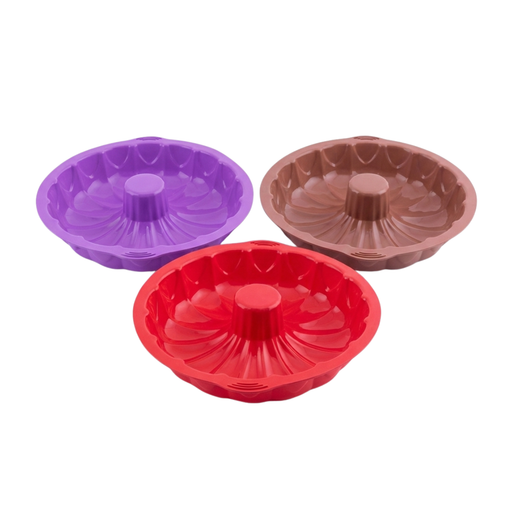Silicolife Classic Big Silicone Cake Mold – Assorted Color- Al Makaan Store
