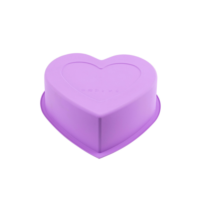 Silicolife Heart Shape Silicone Cake  Mold – Assorted Color- Al Makaan Store